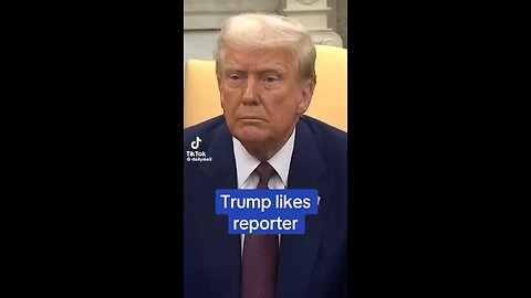 President Trump finds a reporter he can actually enjoy. Too bad there aren’t many in America.