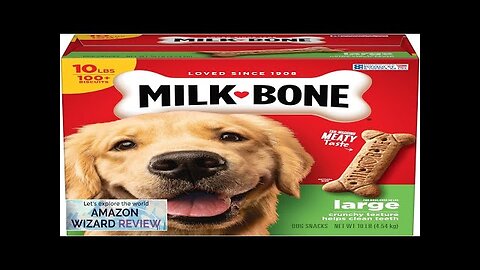 Milk-Bone Original Dog Treats for Large Dogs 10 Pound Crunchy Biscuit Helps Review