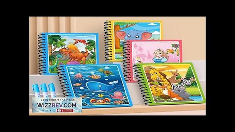 Montessori Toys Magical Book Water Drawing Reusable Coloring Book for Kids Toddler Review