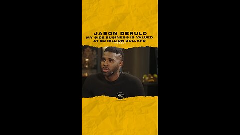 @jasonderulo My side business is valued at $2 Billion dollars