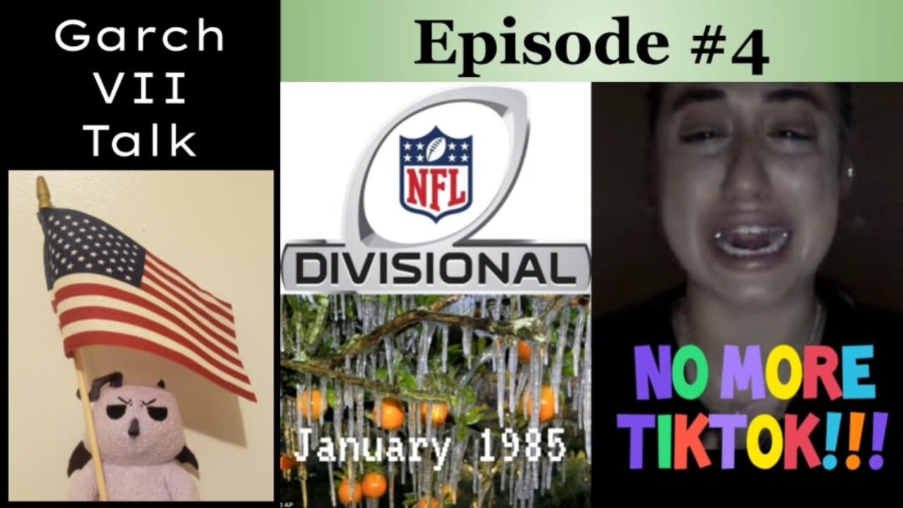 Episode #4 (1/22/25): TikTok banned for a bit, NFL Divisional recap, 1985 Cold Wave & more