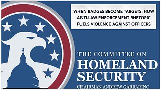 🎄🧑‍🎄🎅 WH Tree Lighting Intermission! 📽️ Hearing from 12/3: "When Badges Become Targets"