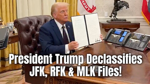 President Trump Declassifies JFK, RFK & MLK Files!