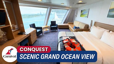 Carnival Conquest Cabin 9200 | Scenic Grand Ocean Views Like No Other
