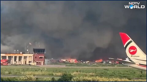 Bangladesh Airport Fire_ Massive Fire Breaks Out At Dhaka Airport, Flights Suspended