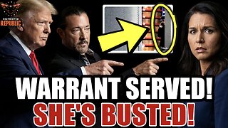 Warrant Served! Tulsi Got Busted! Washington in Panic, FBI Involved, All Hell Just Broke Loose!