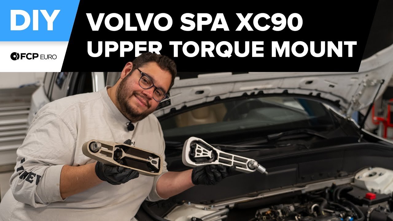 Volvo XC90 Torque Rod Engine Mount Replacement DIY (2016-Present Volvo XC90 SPA)