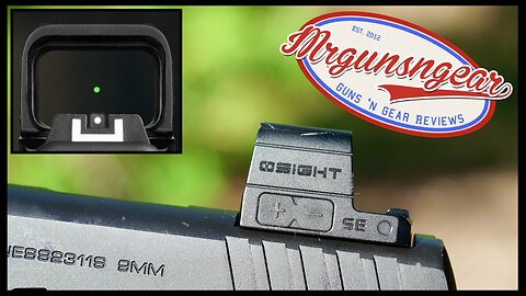 Osight SE Green Dot Enclosed RMSc Pistol Optic 🟢