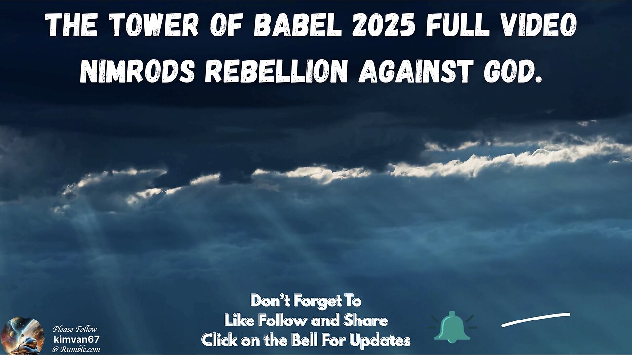 The Tower of Babel 2025 Full Video Nimrods Rebellion Against God.