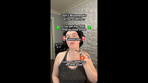 DONT MICRONEEDLE AT HOME UNTIL…