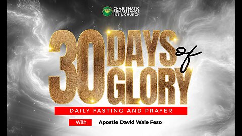 30 Days of Glory (Day 7 Evening Session) Live || Apostle David Wale Feso || 10th January 2026