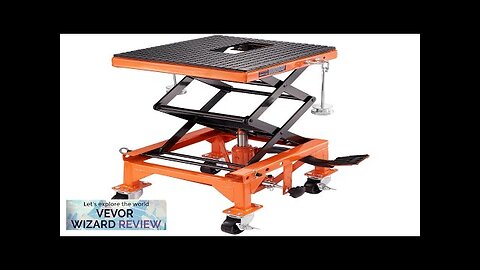 VEVOR Hydraulic Motorcycle Lift Table 350 LBS Capacity Motorcycle Scissor Jack Lift Review