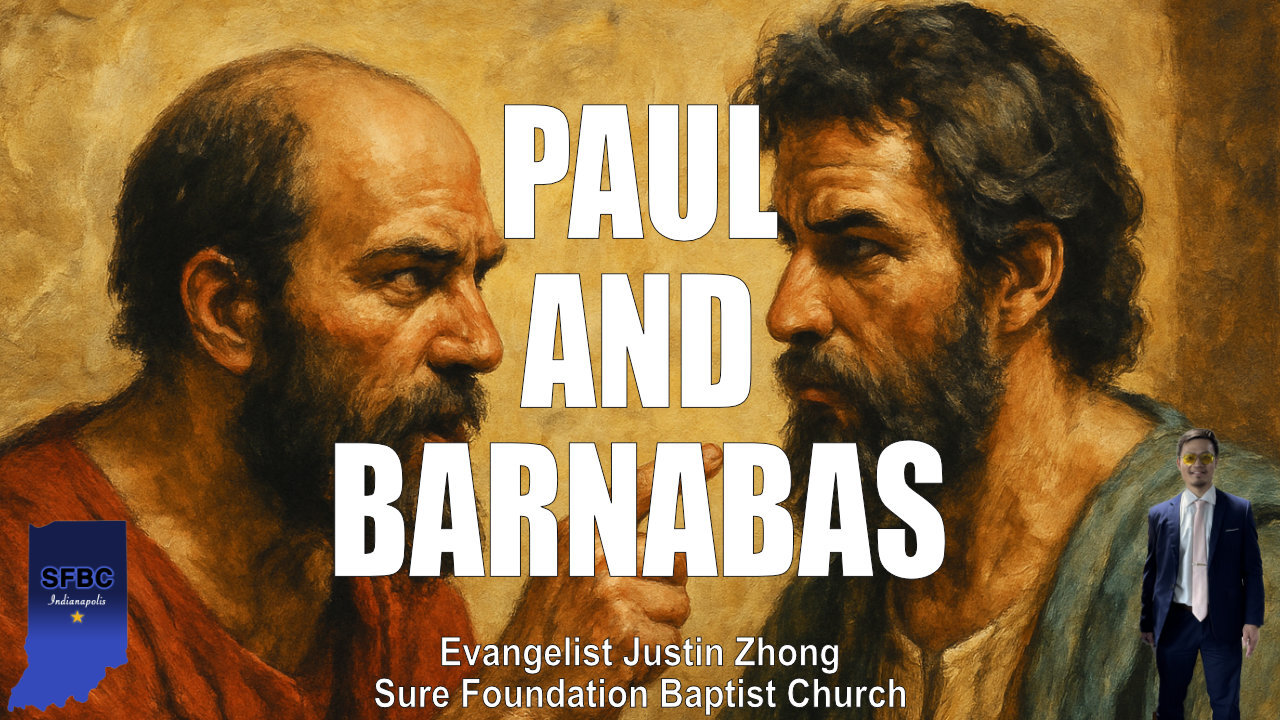Paul and Barnabas | Evangelist Justin Zhong