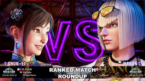 Kuya Kalbo SF6 Ranked Roundup. Chun Li Master Rank [Hori Fight Stick]