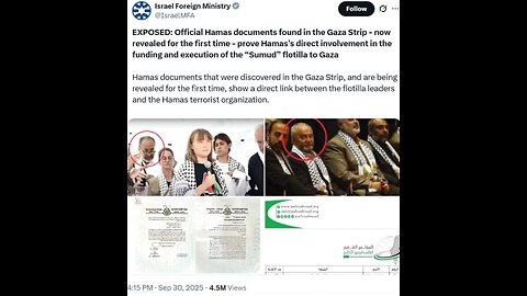 Israel Foreign Ministry tweeted out HAMAS leaders & CIRCLE George Galloway!