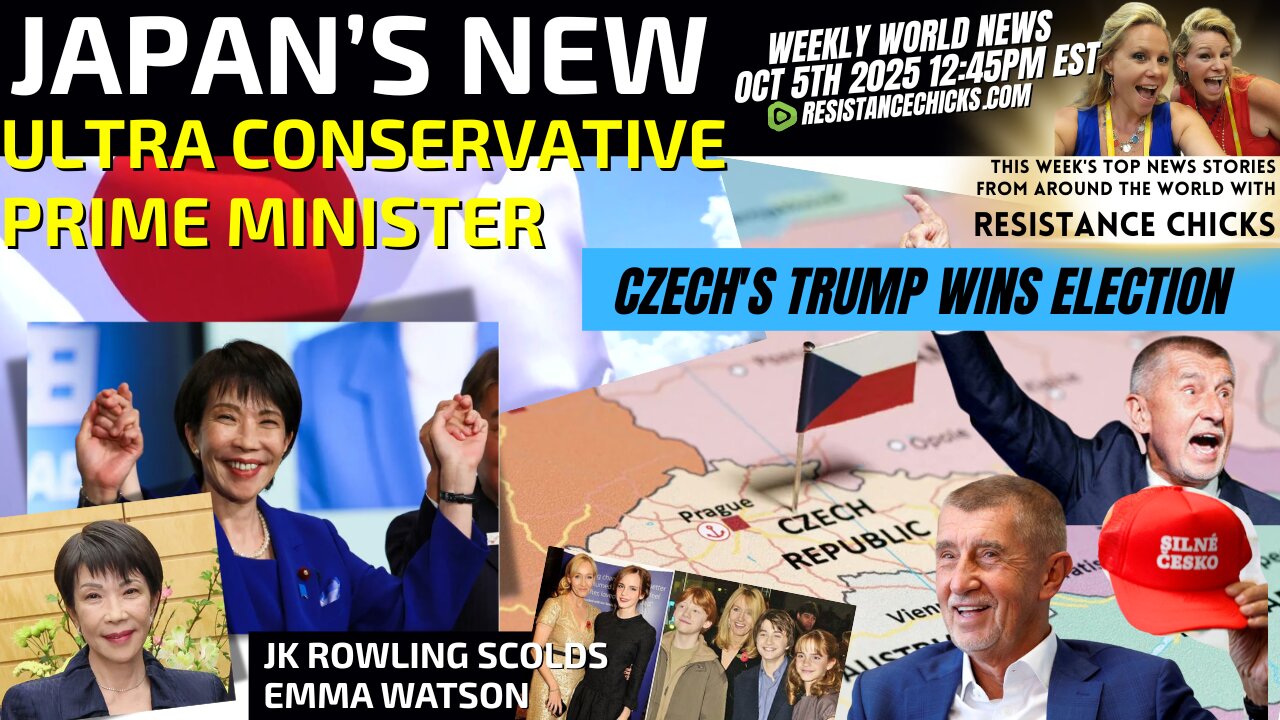Japan's New Ultra-Conservative PM | Czech's Trump Wins Election | JK Rowling Scolds Emma Watson