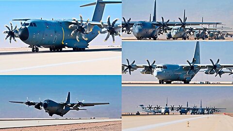 MASSIVE Elephant Walk 2024 Takes Off with TUWAIQ-4 Aircraft Lineup!