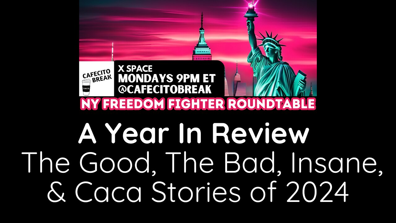 A Year in Review: The Good, The Bad, The Insane & Caca Stories of 2024 - The NY Freedom Fighters