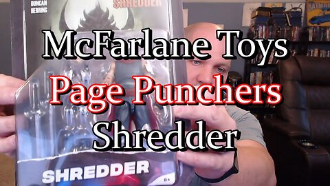 Checking Out McFarlane Toys Teenage Mutant Ninja Turtles Shredder Page Puncher. #tmnt #shredder