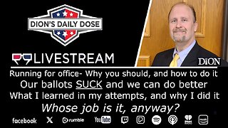 DDD Returns! How to Run For Office and Why YOU SHOULD!