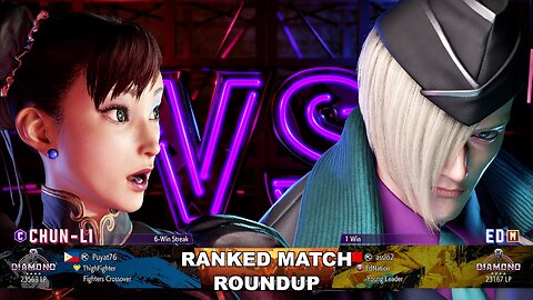 Kuya Kalbo SF6 Ranked Match Roundup. Chun Li 4 star Diamond Rank [Hori Fight Stick]