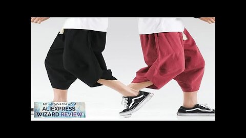 Streetwear Cross Pants Men’s Harajuku Casual Harem Pants Male Baggy High Quality Review