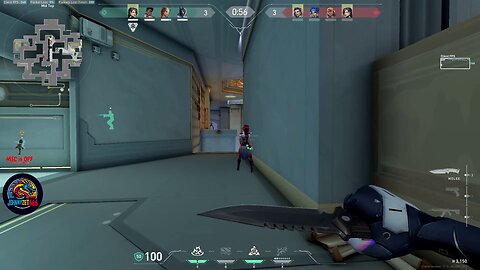 When you're preparing to knife the enemy, but ..