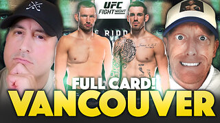 UFC Vancouver: de Ridder vs. Allen FULL CARD Predictions, Bets and DraftKings