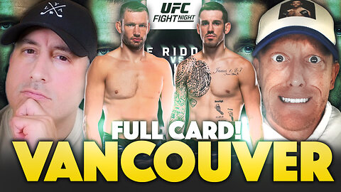 UFC Vancouver: de Ridder vs. Allen FULL CARD Predictions, Bets and DraftKings
