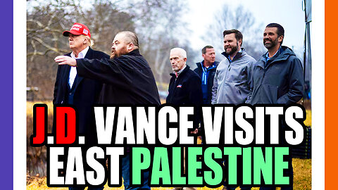 🔴LIVE: FULL SHOW following JD Vance's Visit To East Palestine 🟠⚪🟣