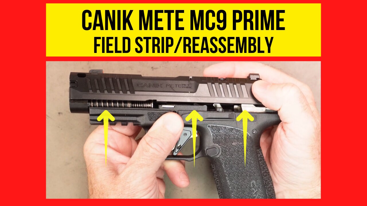 Canik MC9 Prime Field Strip (and reassembly) Made EASY!