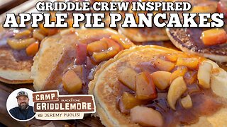 Apple Pie Pancakes on the Blackstone Camping Griddle