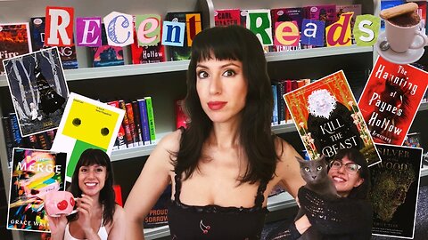 What I read in a week vlog | 6 books | fantasy, scifi, graphic novel, litfic, horror, new releases