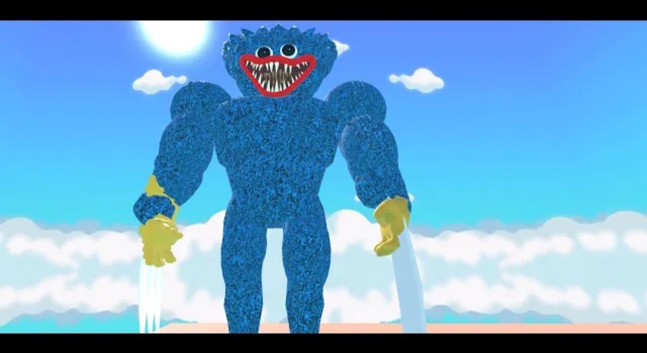 Huggy Wuggy is chasing me! | Poppy Playtime simulator