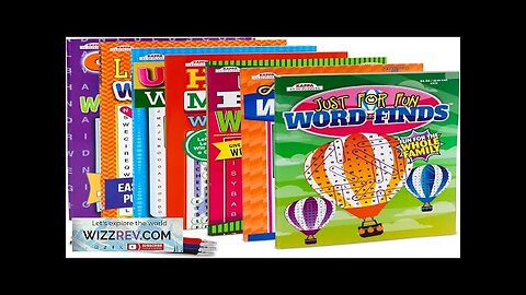 7-Pack 550+ Large WordSearch Puzzle Books for Adults Aging Seniors Brain Stimulation Review