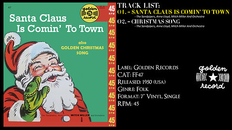 Anne Lloyd – Santa Claus Is Comin' To Town (Full Record) – 1950 – CAT.# FF47