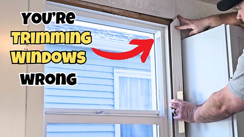 How to Trim an Uneven Window Like a Pro – Easy DIY Fix for Gaps & Imperfections!