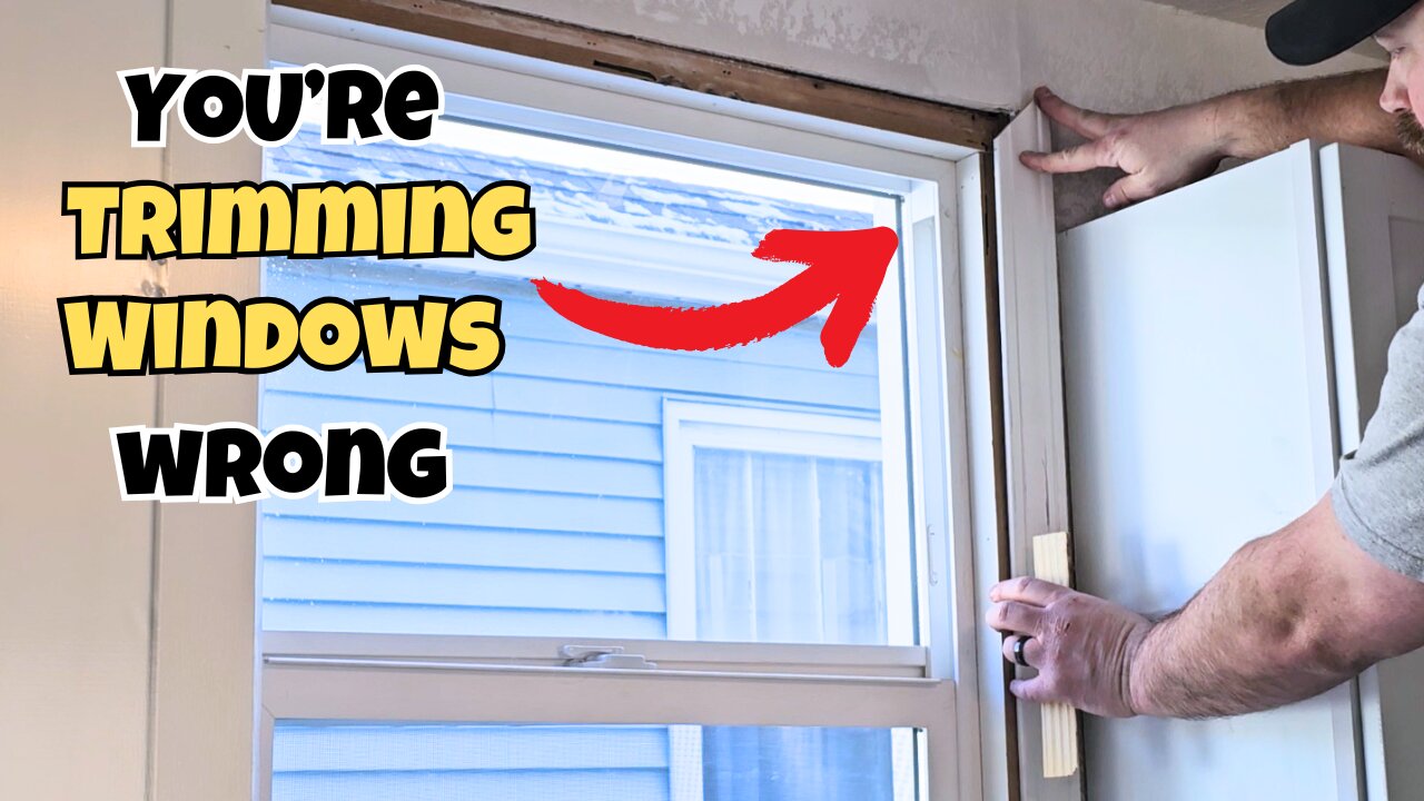 How to Trim an Uneven Window Like a Pro – Easy DIY Fix for Gaps & Imperfections!