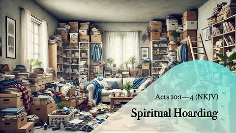 Spiritual Hoarding - Sunday Service - 1/5/2025