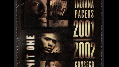 January 26, 2002 - Charlotte Hornets at Indiana Pacers (Ticket Stub & Photos)