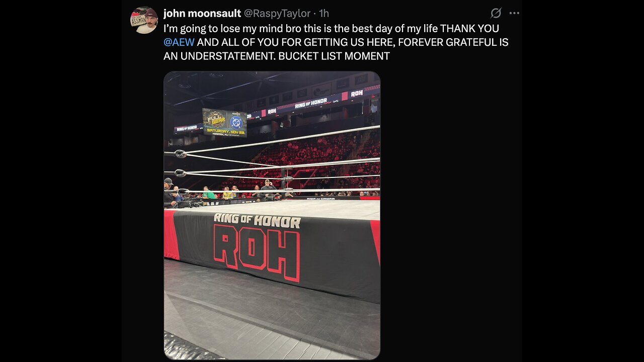 AEW Fans Call ROH a ‘Bucket List Moment’… HYSTERICAL & PATHETIC! #shorts