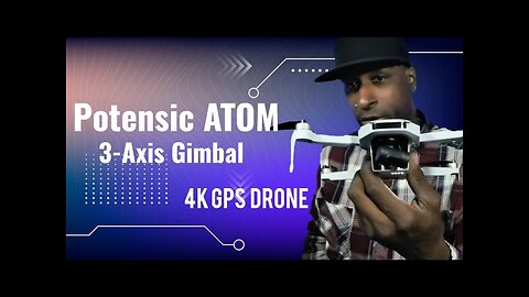 Capture Smooth 4K Footage with the Potensic ATOM GPS Drone | 3-Axis Gimbal | Fly More Combo | Amazon
