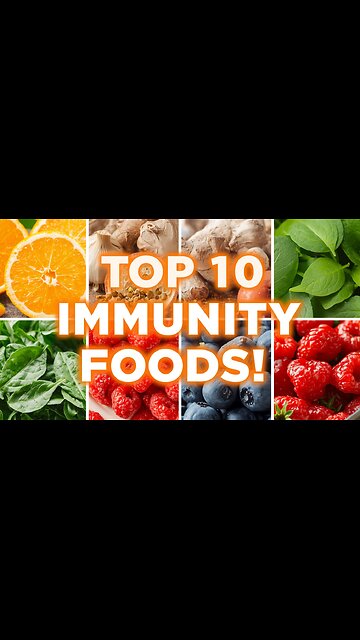 Boost Your IMMUNITY! Top 10 Foods You MUST Eat 🥦💥 #ImmuneBoost #Shorts