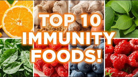 Boost Your IMMUNITY! Top 10 Foods You MUST Eat 🥦💥 #ImmuneBoost #Shorts