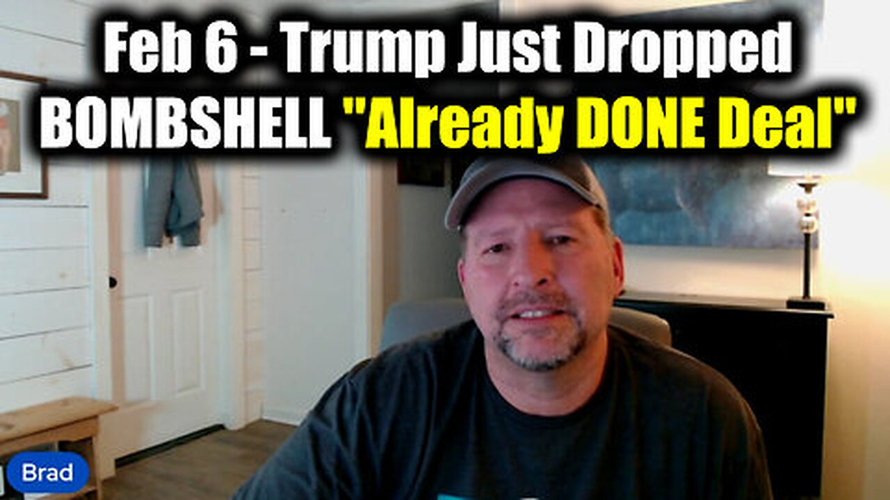 Trump Just Dropped BOMBSHELL 'Already DONE Deal' - Brad Barton SHOCKING 2.6.25