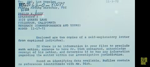 PHILIP K DICK : THE SPEECH THAT COST HIM HIS LIFE