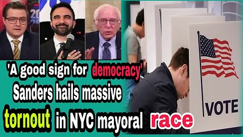 A Good Sign for Democracy? Bernie Sanders Praises Record Voter Turnout. But Critics Aren’t Convinced