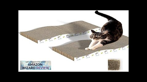 Cat Scratching Board Cardboard Cat Scratcher with Catnip Corrugated Cat Scratch Pad Review