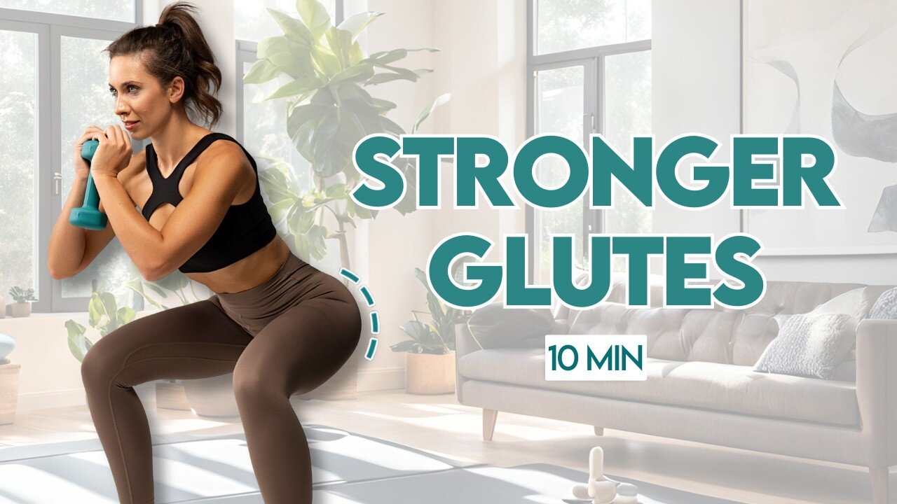 10 Min Pilates Glutes at Home 🍑 | No Equipment Workout for All Levels