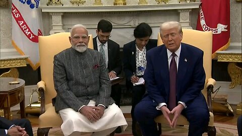 Donald Trump Meets with Modi